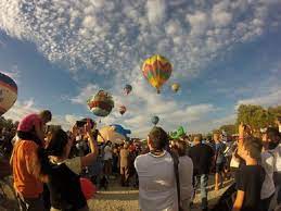 festival balloon al parco urbano